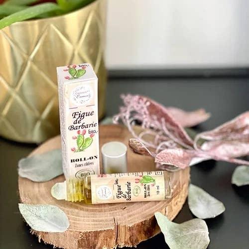 Roll-on Huile Végétale de Pépins de Figue de Barbarie Bio - Cocoon’Essence - Tout type de peau - Prévention Anti-âge - Cosmelita