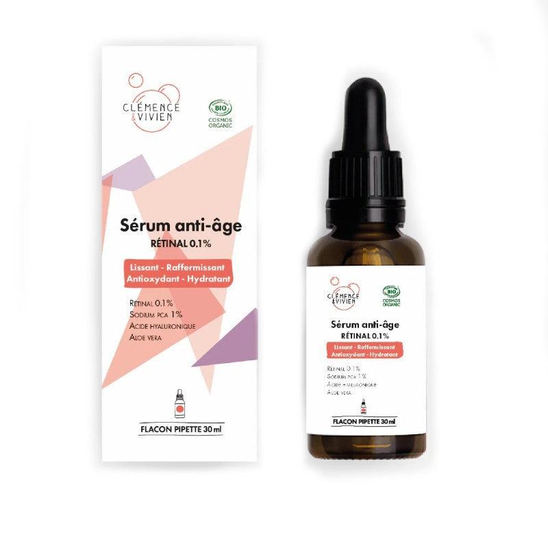 Sérum Anti-âge au Rétinal Bio - Tout type de peau - Clémence et Vivien - Anti-âge - Cosmelita 