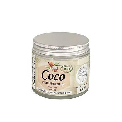 Huile de Coco Pure Végétale Bio - Cocoon’Essence - Visage Corps Cheveux - Hydratante et Nourrissante - Cosmelita 