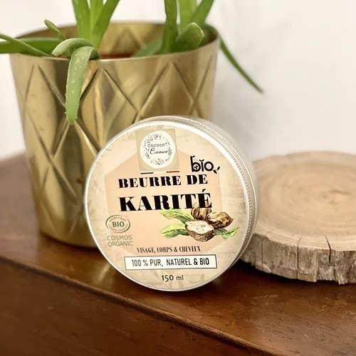 Beurre de Karité 100% Pur Bio - Visage Corps Cheveux - Nourrissant Protecteur Réparateur - Cosmelita 