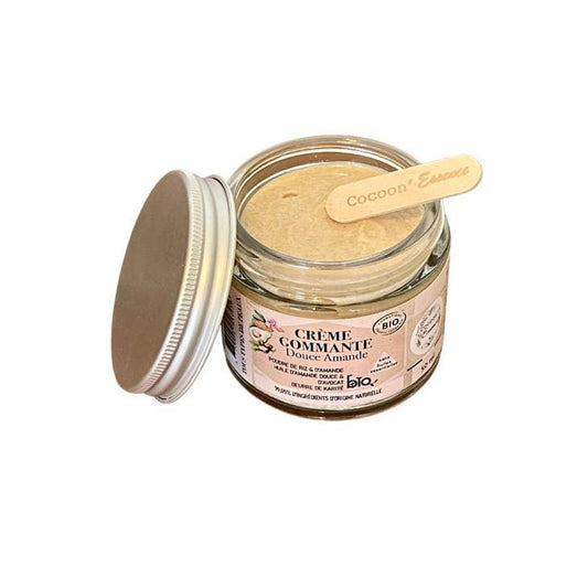 Gommage à l'Amande Douce Bio - Cocoon’Essence - Tout type de peau - Peau terne - Cosmelita 