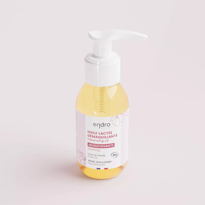 Endro huile démaquillante lactée bio visage yeux lèvres