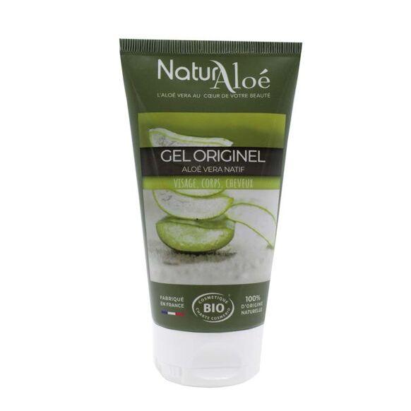 Gel Natif d'Aloé Vera Bio - Natur’Aloé - Visage Corps Cheveux - Tout Type de Peau et de Cheveux - Cosmelita 