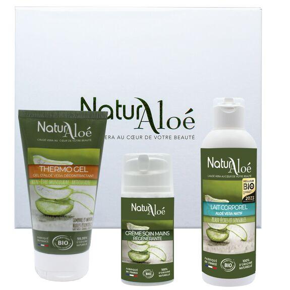 Coffret Soin du Corps - Natur’Aloé - Routine Régénérante Corps - Cosmelita 