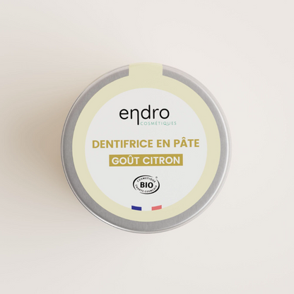 Dentifrice naturel au citron Bio