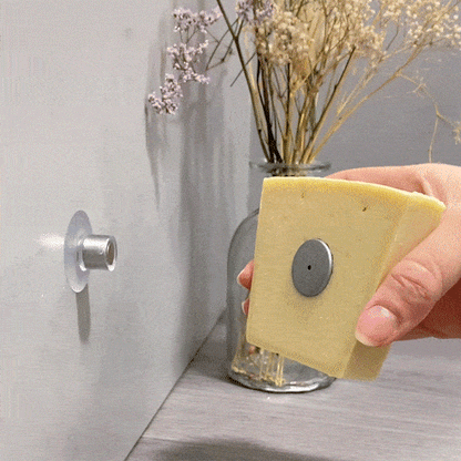 Porte-Savon Solide Sans Perçage Aimanté en Acier Inoxydable - Comme Avant - Cosmelita 