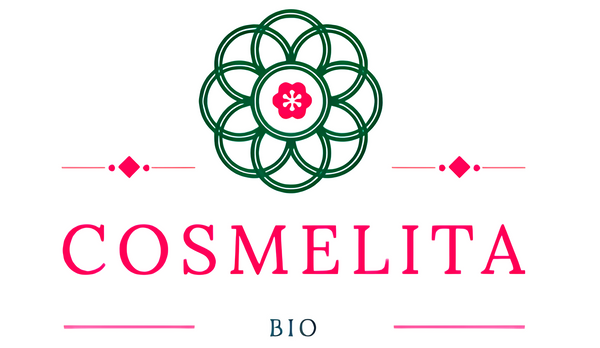 Cosmelita logo blanc court produits cosmétiques naturels bio vegan