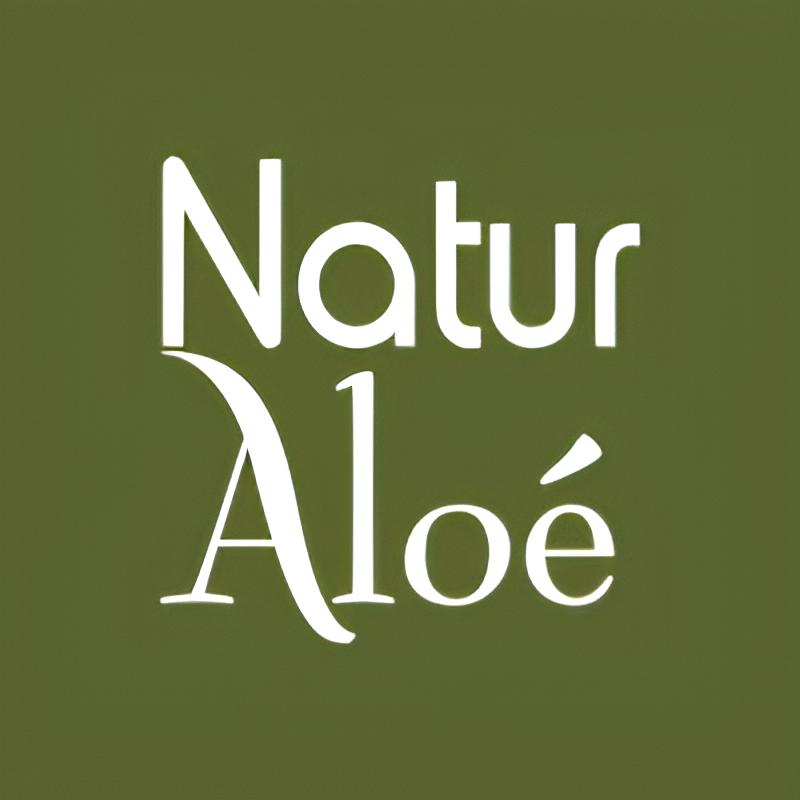 Logo NaturAloe aloé vera pure gel d aloé vera natif non reconstitué extrait en Espagne et pas au Mexique