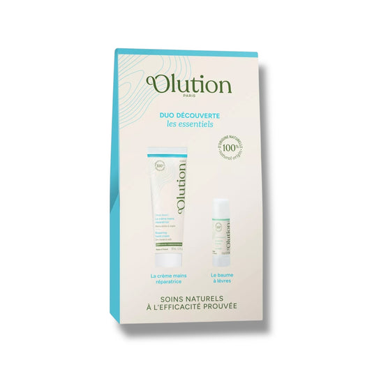 oOlution coffret crème mains et baume à lèvres bio