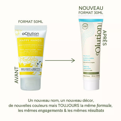 oOlution crème réparatrice mains et ongles peau sèche